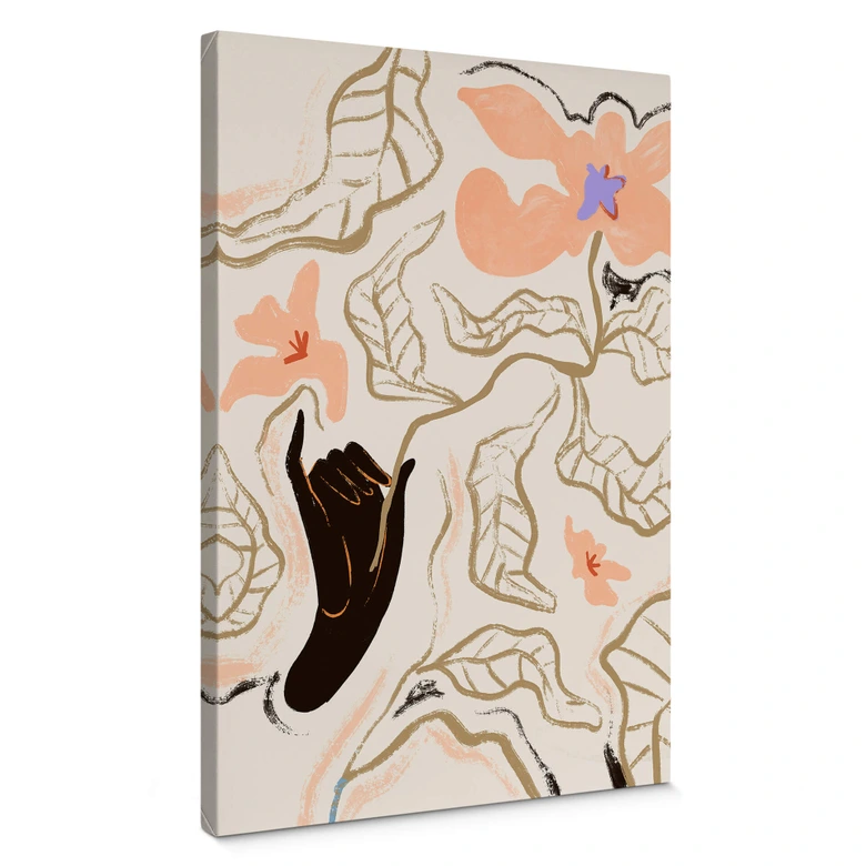 Canvas  Arty Guava - Fresh Flowers 