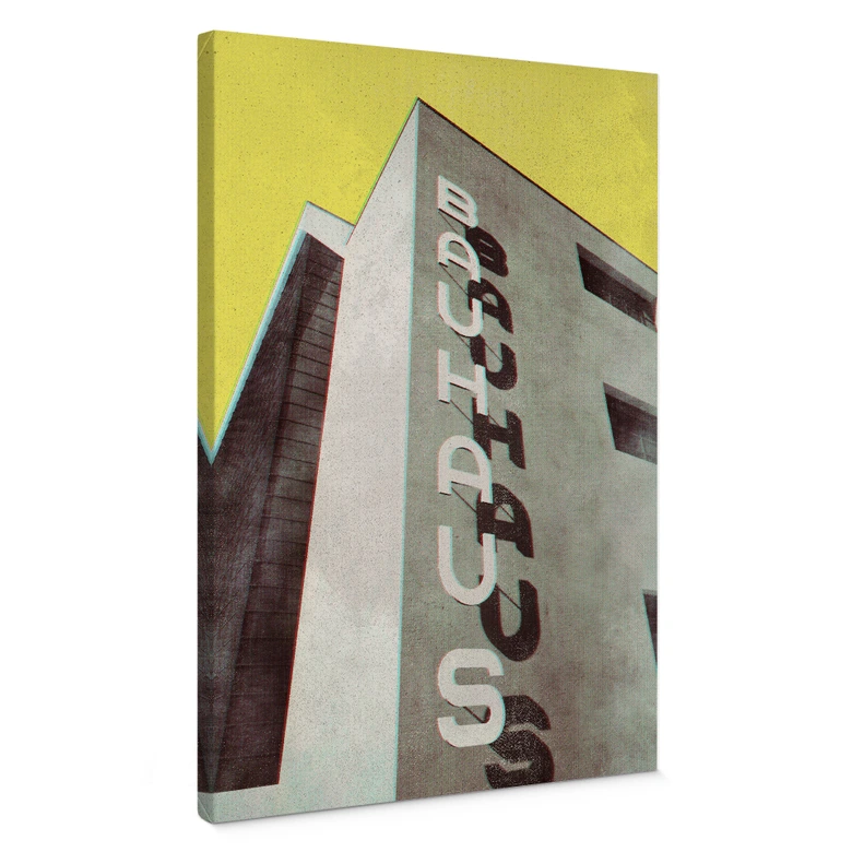 Vintage Bauhaus Dessau arkitektur Canvastavla - Blursbyai 