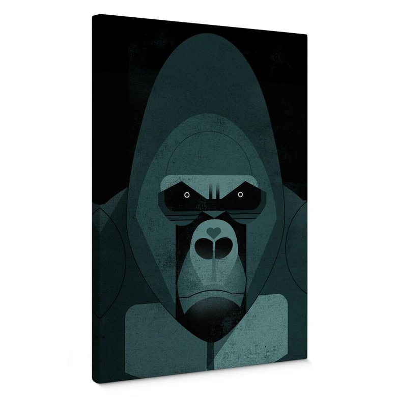 Canvas Gorilla - Braun 