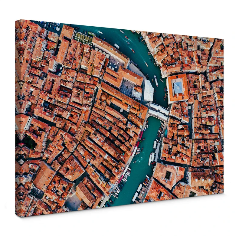 Leinwandbild Colombo - Venedig von oben 