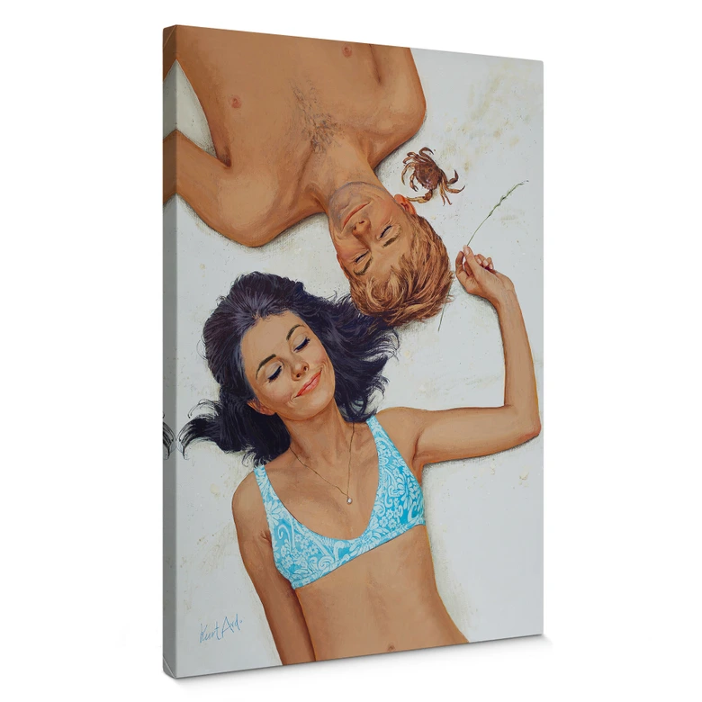 Leinwandbild Eine kitzlige Angelegenheit (1970) - Kurt Ard - 70x100 cm 