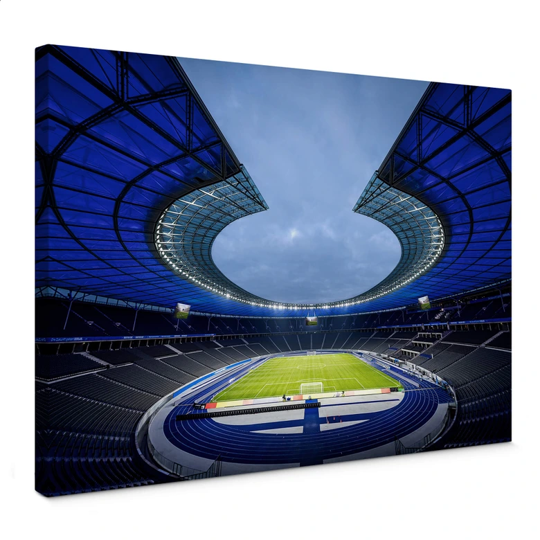 Leinwandbild Hertha BSC Blaues Olympiastadion 