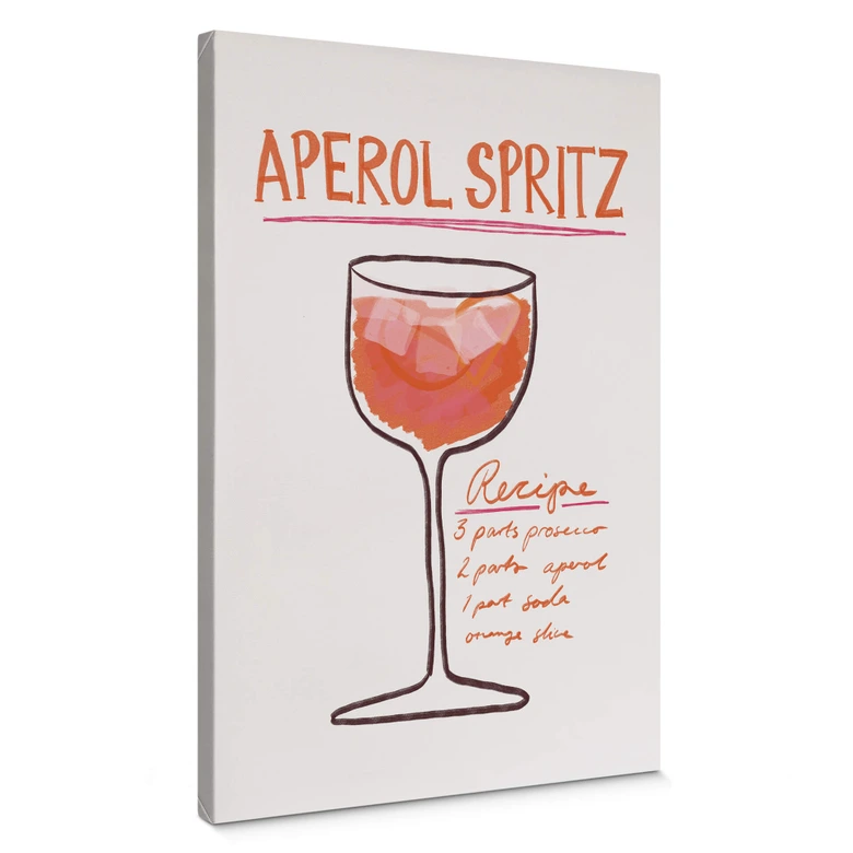 Leinwandbild für Küche und Esszimmer - Fritsch - Aperol Spritz 