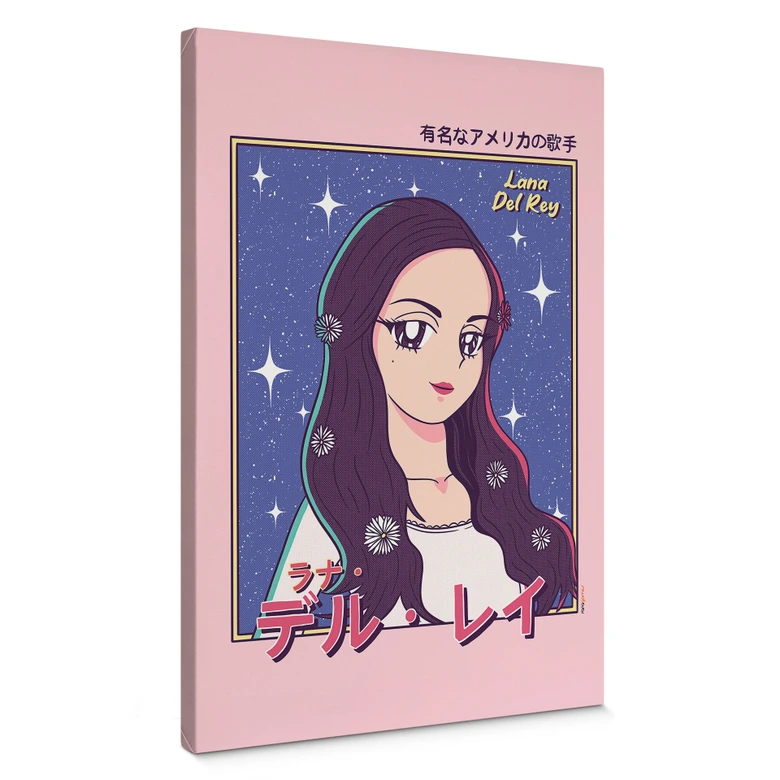 Canvas Anime-Girl "Lana del Rey" - Gomes 