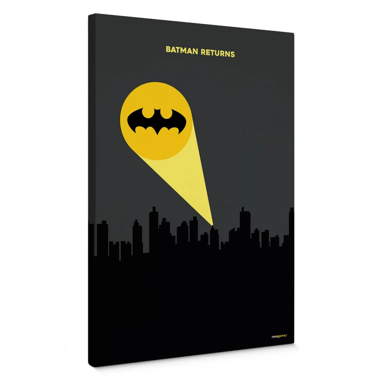 Leinwandbild Inspiriert vom Film "Batmans Rückkehr" - Gomes 
