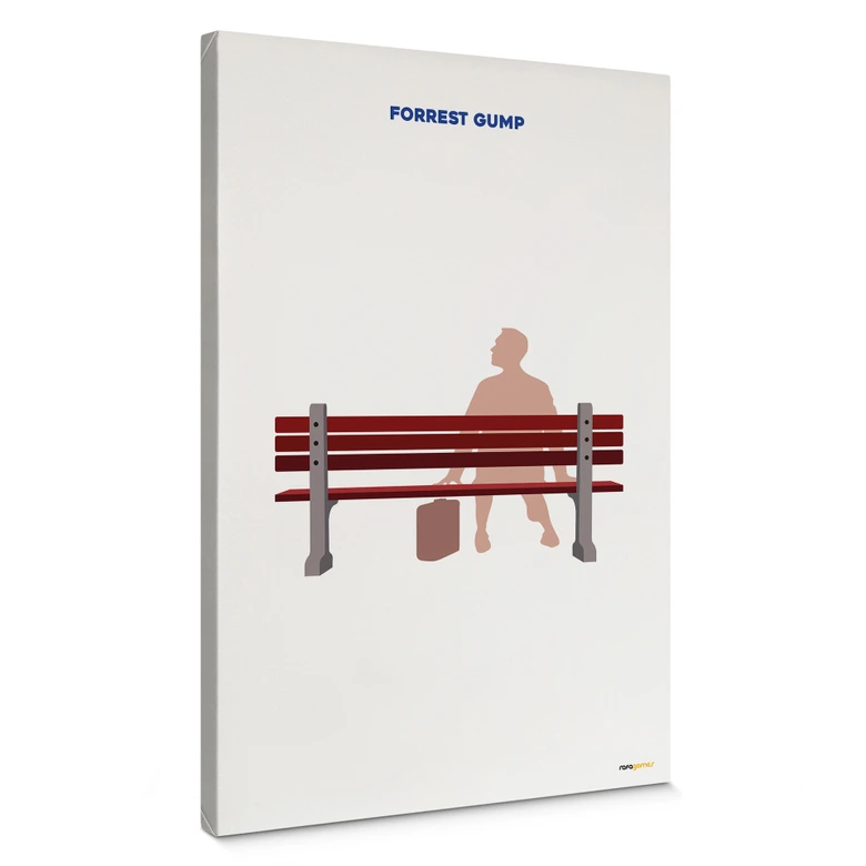 Leinwandbild Inspiriert vom Film "Forrest Gump" - Gomes 
