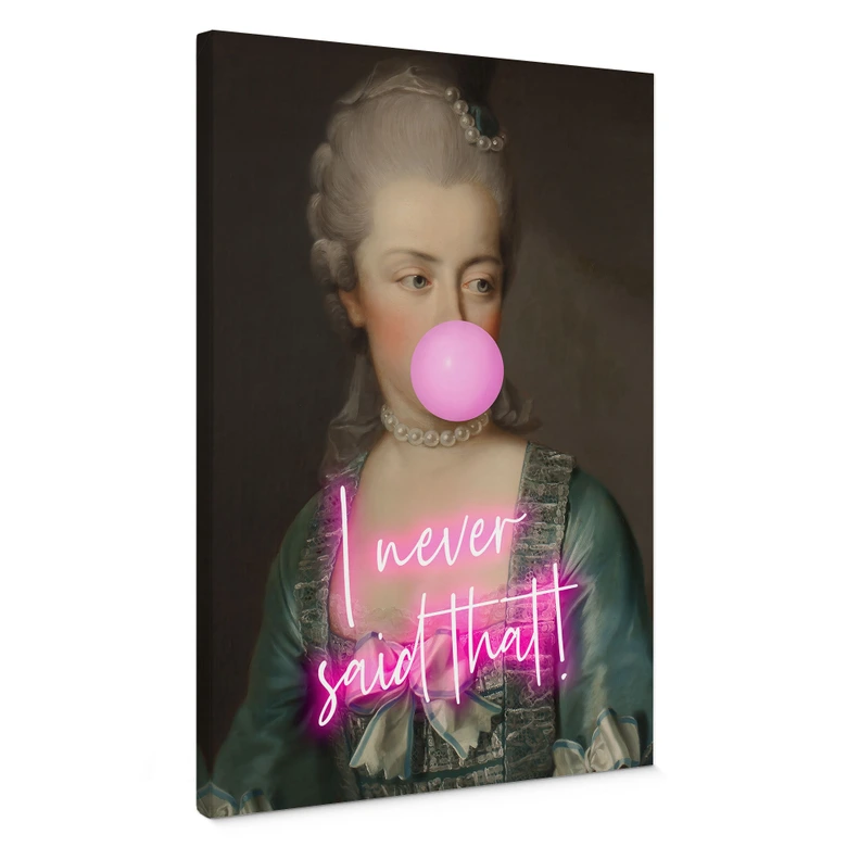 Leinwandbild Marie Antoinette: I never said that - Grace Digital Art 