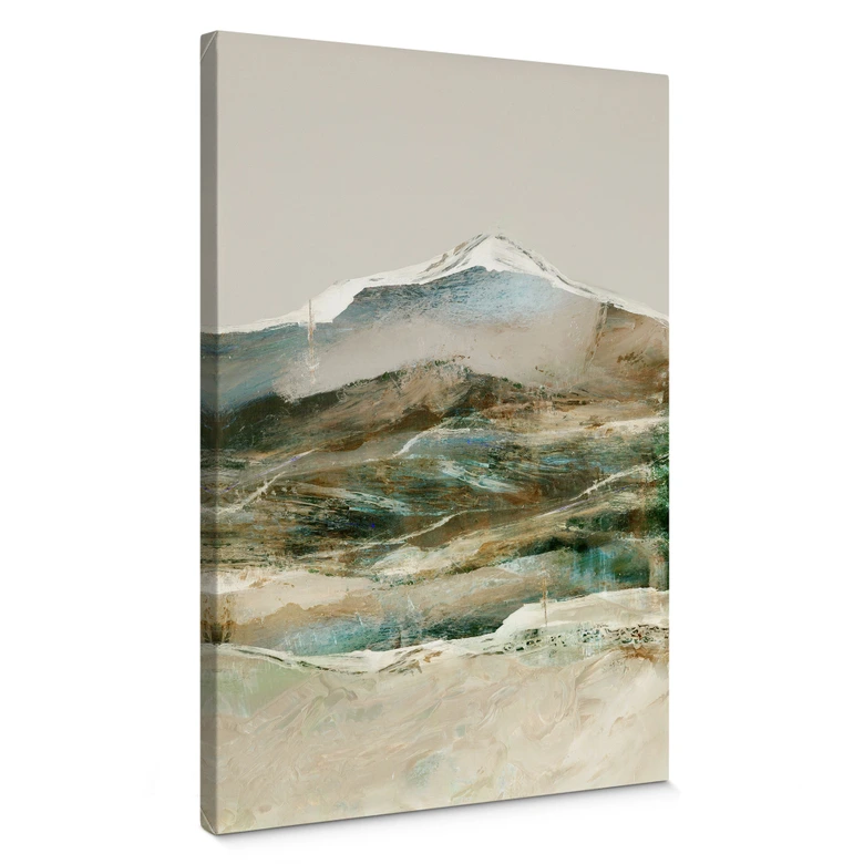 Leinwandbild Berge Abstrakt - Hobday 