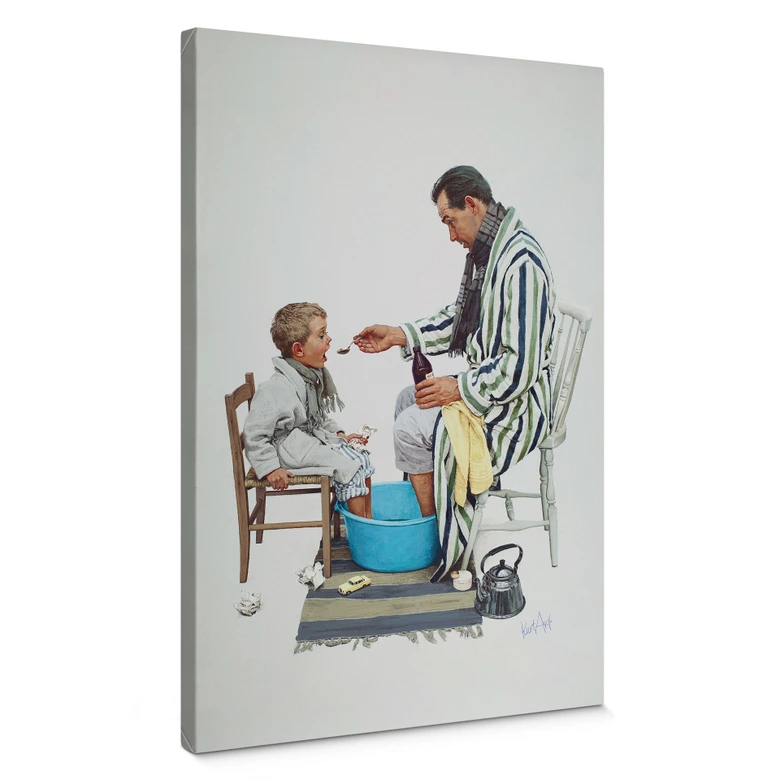 Leinwandbild Im gleichen Boot (1964) - Kurt Ard - 70x100 cm 