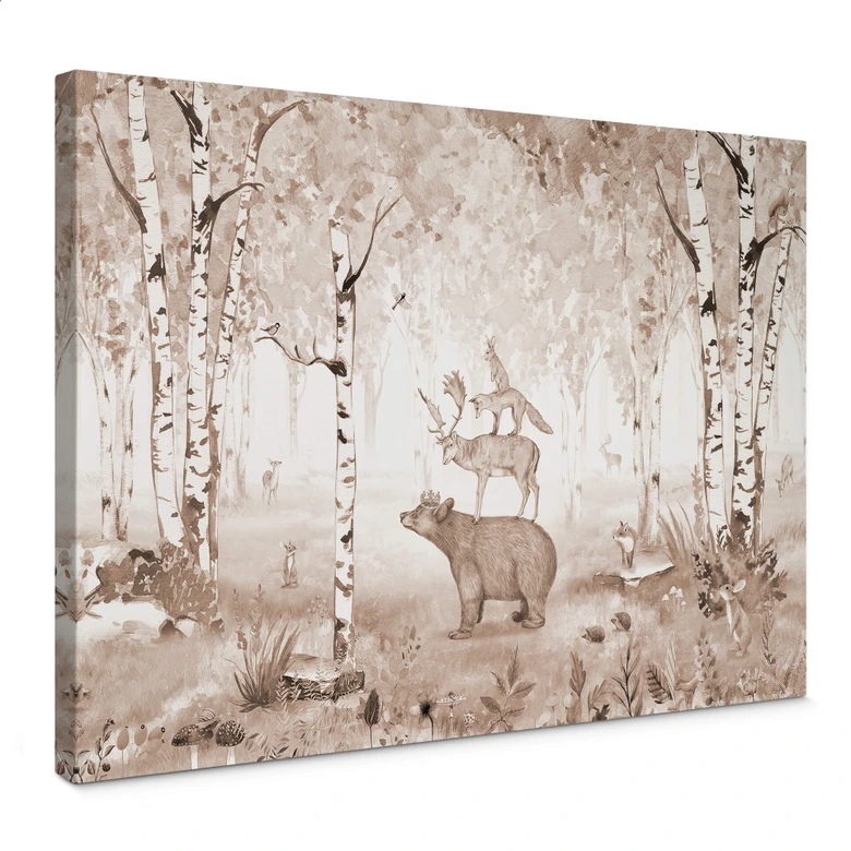 Obraz na płótnie Kikki Belle - Król niedźwiedzi 