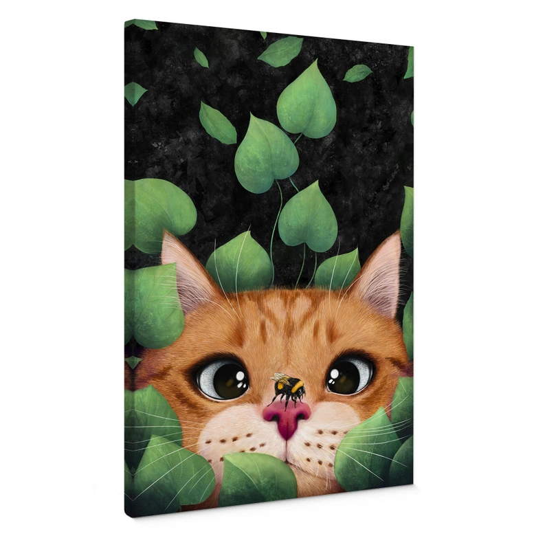 Lienzo Dulce gato en el monte - Korenkova 