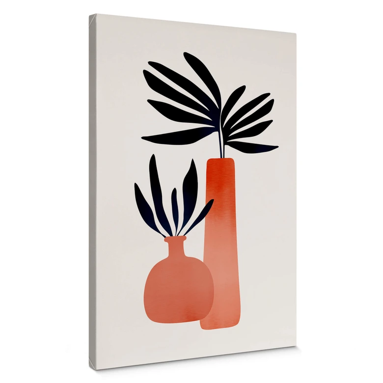 Obraz na płótnie Kubistika - Bajkowe rośliny 