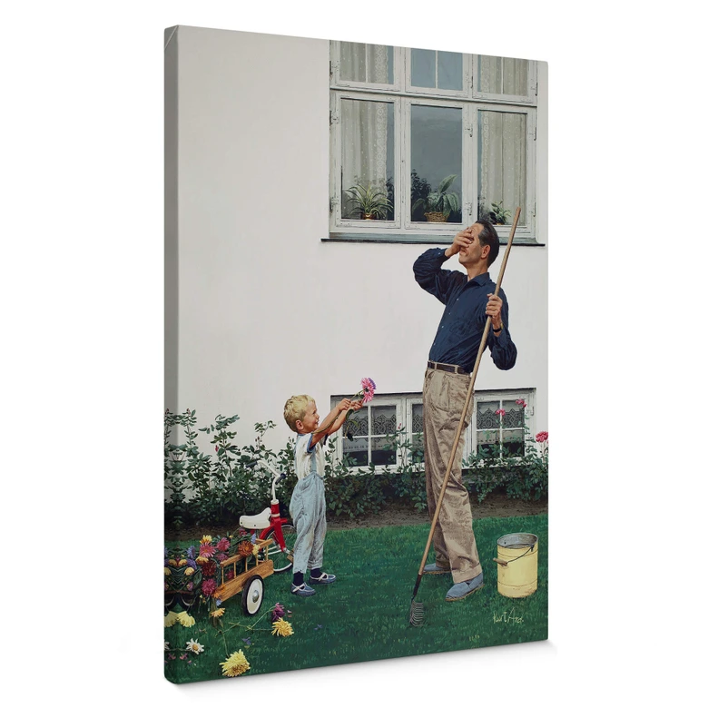 Leinwandbild Sag es mit Blumen (1963) - Kurt Ard - 70x100 cm 
