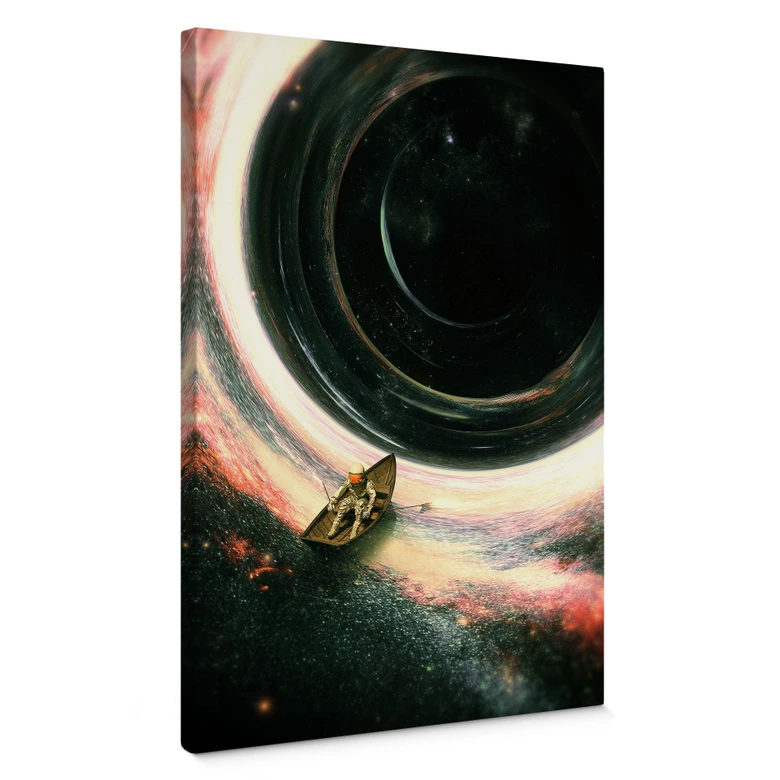 Canvas  Astronaut i en båd - Nicebleed 