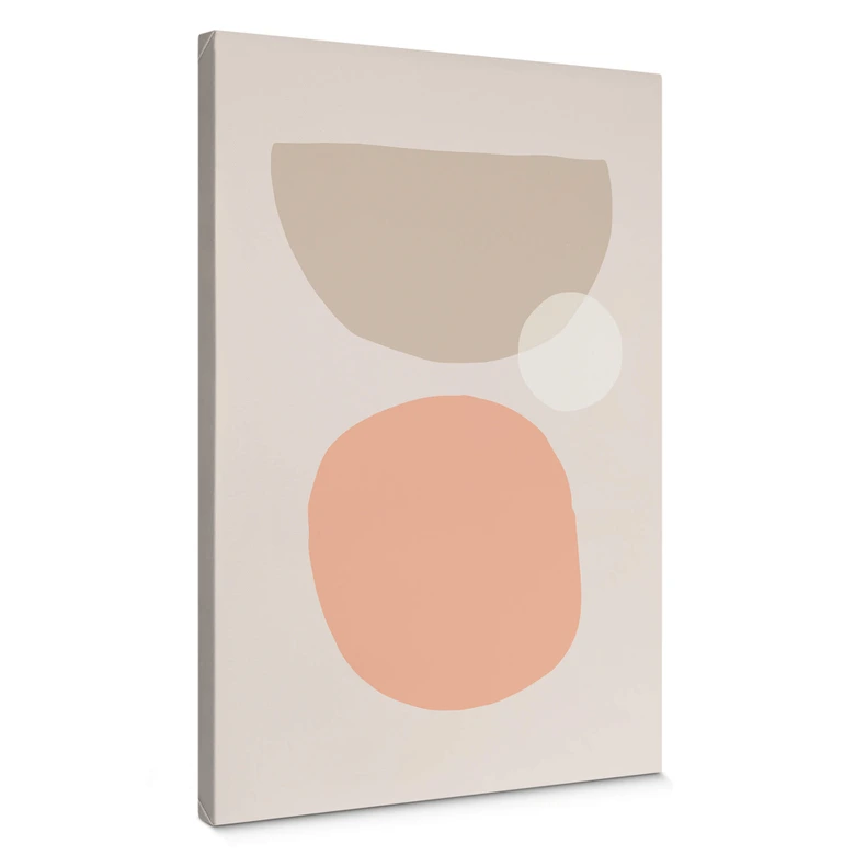 Canvastavla Nouveauprints - Abstrakt komposition 