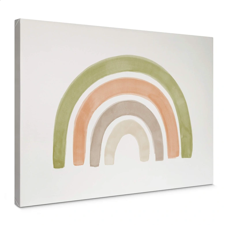 Obraz na płótnie Nouveauprints - Tęczowa akwarela 