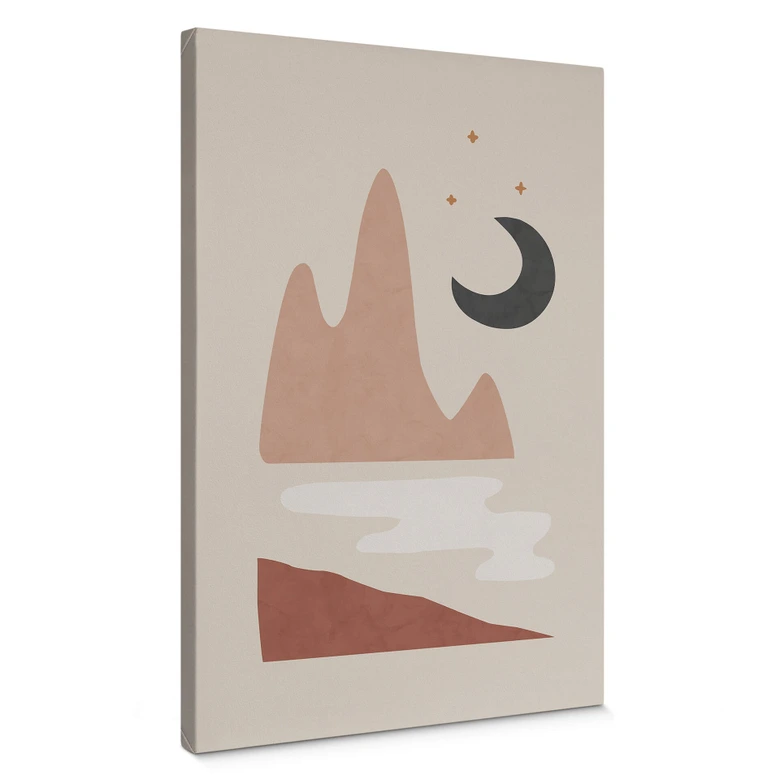 Leinwandbild Orara Studio - Landschaft bei Nacht 