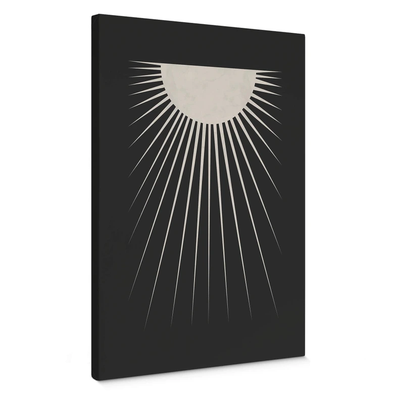Leinwandbild Orara Studio - Minimalistischer Mond 