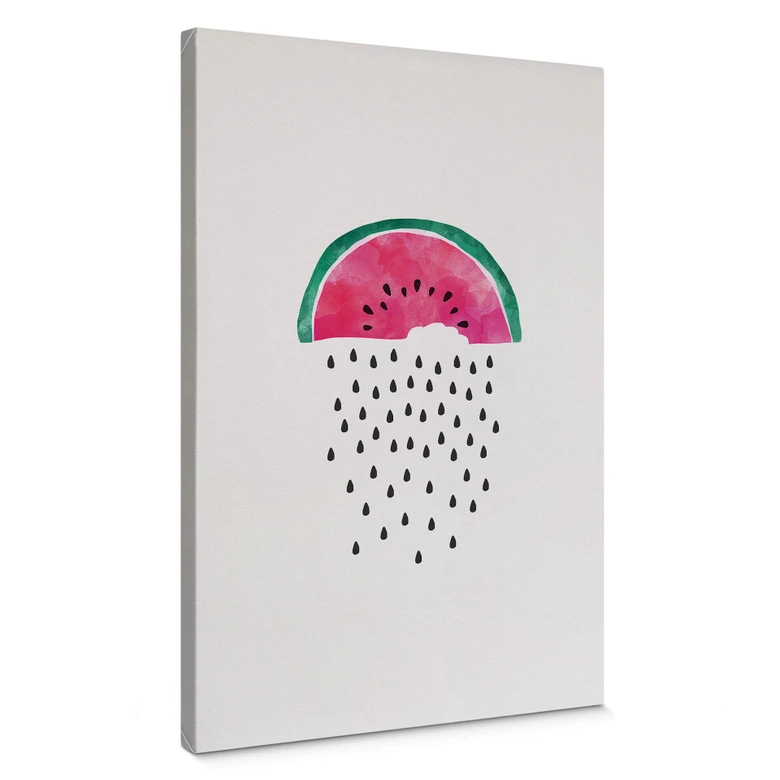 Leinwandbild Orara Studio - Wassermelonen Regen 