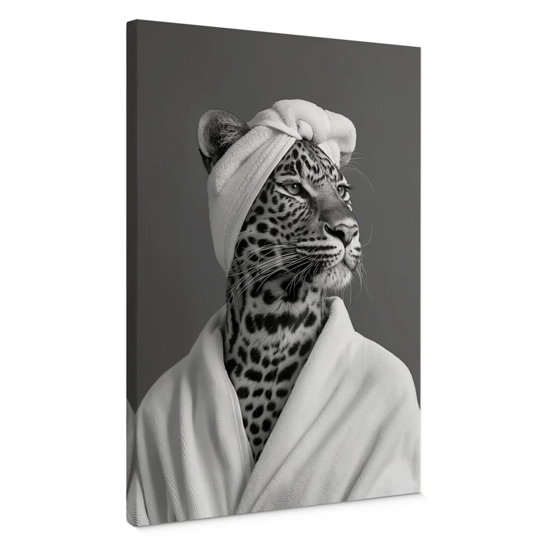 Leinwandbild Royale Spa-Auszeit mit Leopard - Rahner 