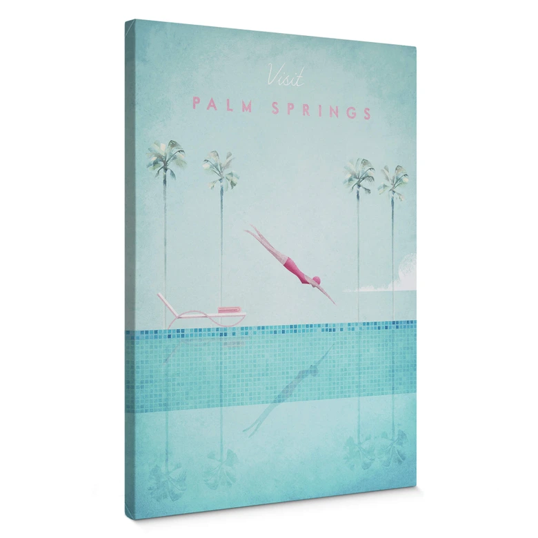 Tableau sur toile Rivers - Palm Springs 