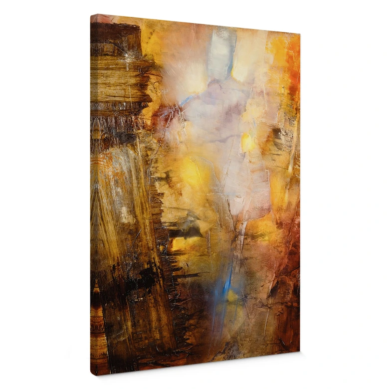 Leinwandbild Bernsteinlicht und Schatten - Schmucker 