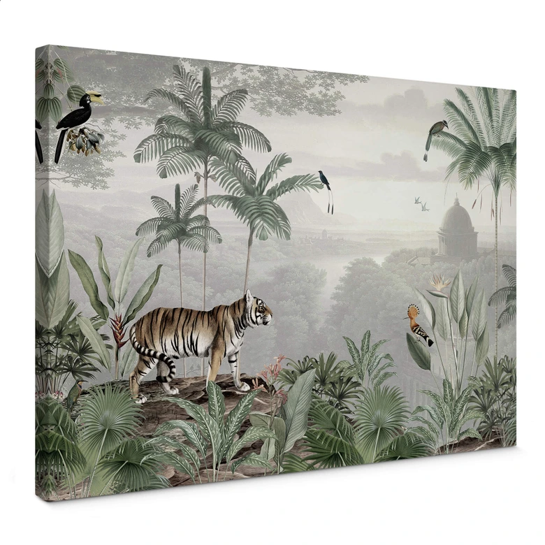 Leinwandbild Sir Edward - Tiger in den Tropen 