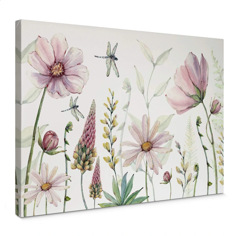 Leinwandbild Sir Edward - Zauberhafte Blüten 