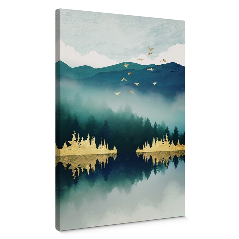 Canvas SpaceFrog Designs - Ochtendrust 