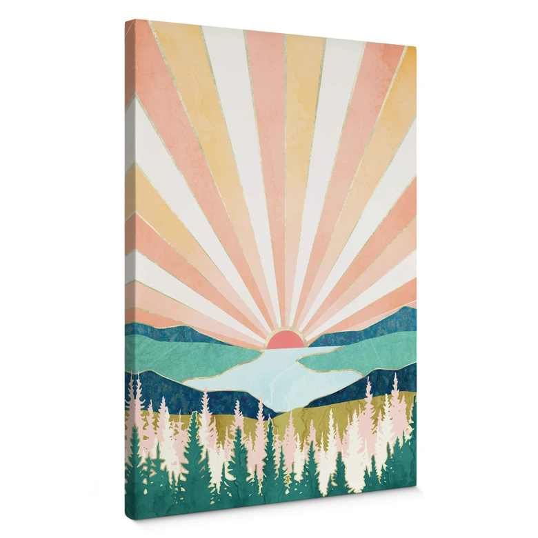 Leinwandbild SpaceFrog Designs - Retro Sommer 