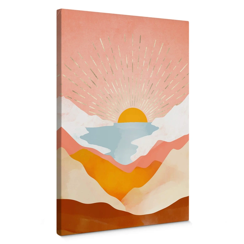 Canvastavla SpaceFrog Designs - Sommardag 
