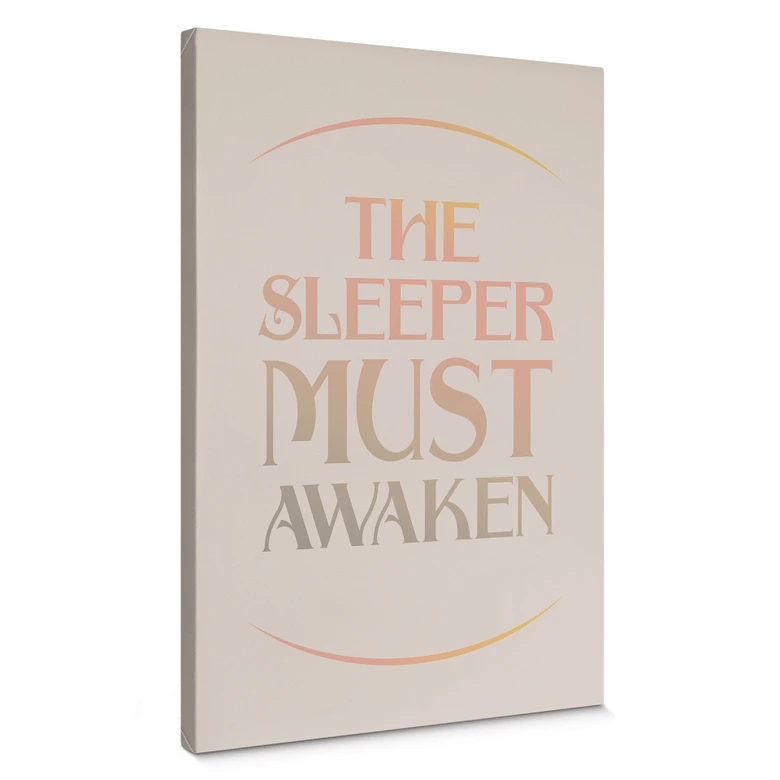 Leinwandbild Filmzitat aus Dune - The Sleeper must awaken 