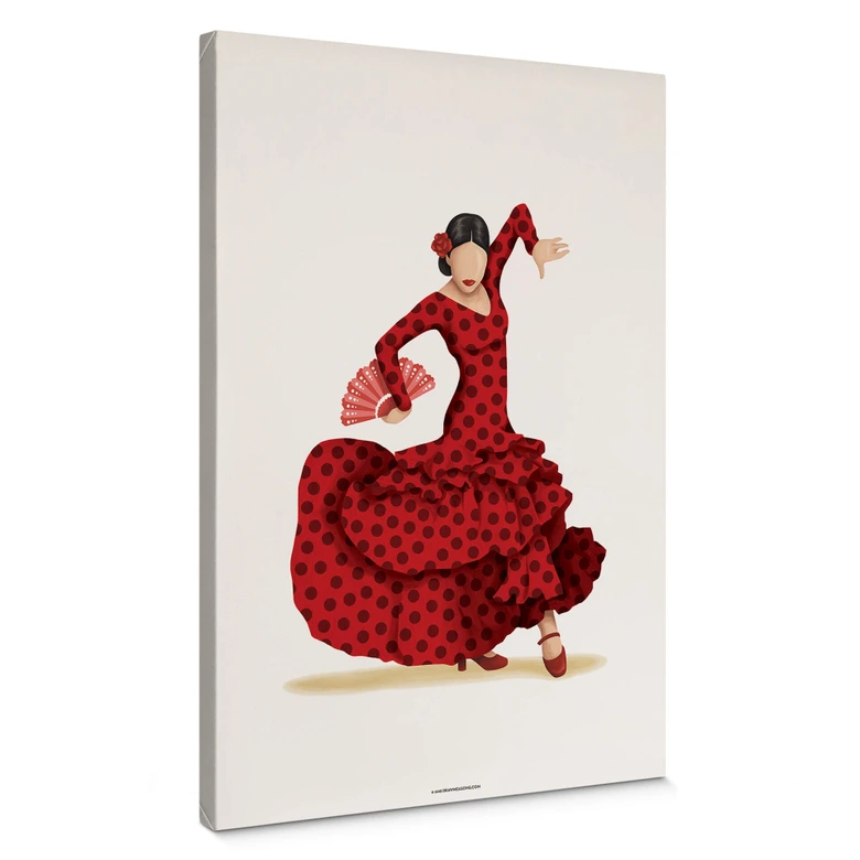 Tableau sur toile Tohmé - Flamenco 