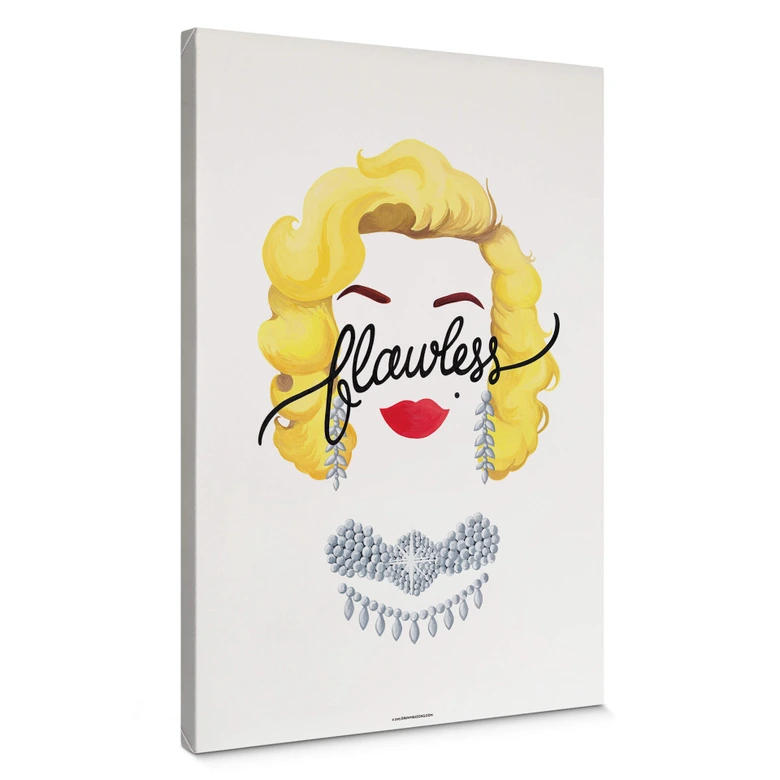 Tableau sur toile Tohmé - Flawless Marilyn 