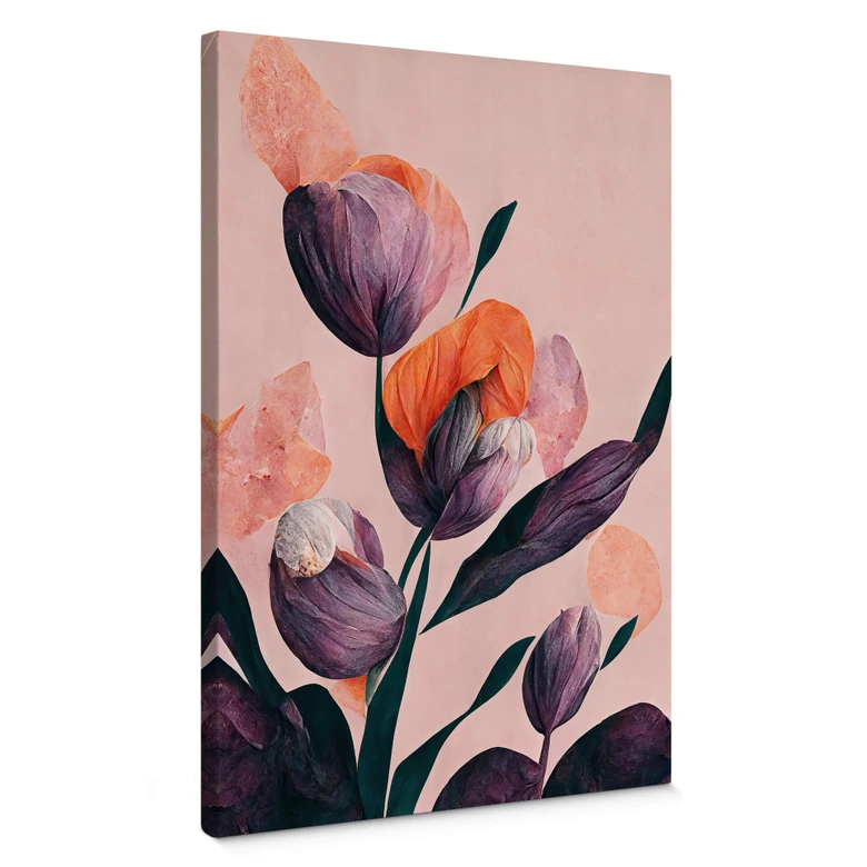 Canvas Treechild - Lilac Tulips 