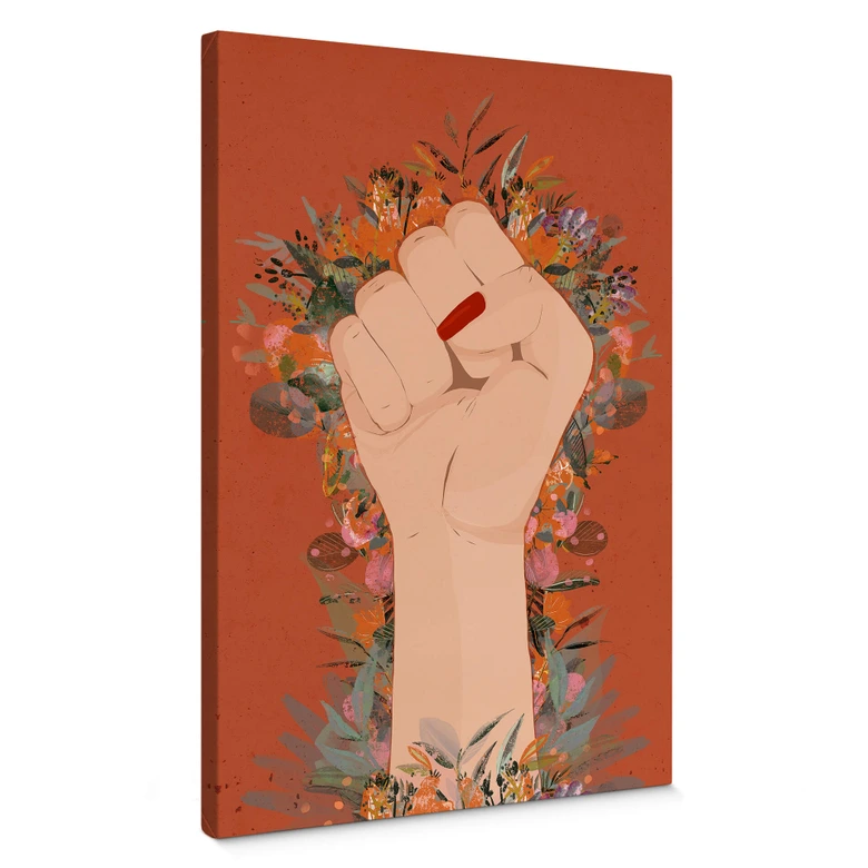 Tableau sur toile Treechild - Rebel Flowers 