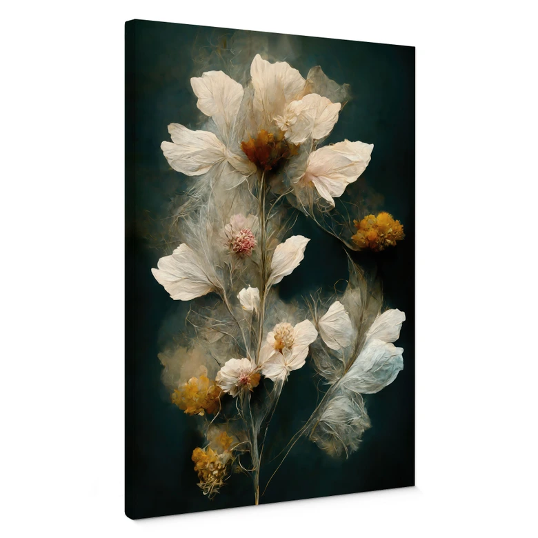 Canvasbillede Forbigående blomsterpragt - Treechild 