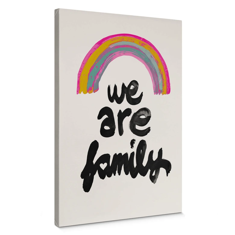 Leinwandbild We are family - Treechild 