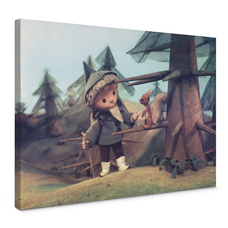 Canvas Print Sandman in the Woods 