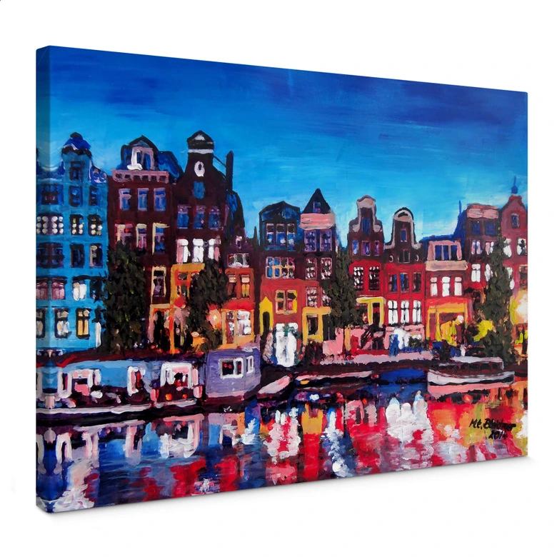 Canvastavla Bleichner - Amsterdam 