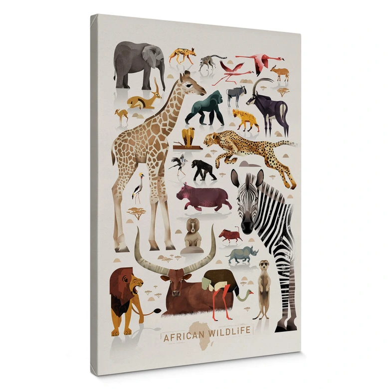 Leinwandbild Braun - Africa 