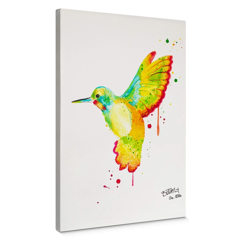Leinwandbild Buttafly - Kolibri 