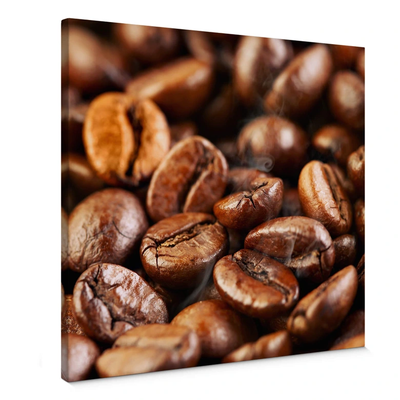 Leinwandbild Coffee 4 - Quadratisch 