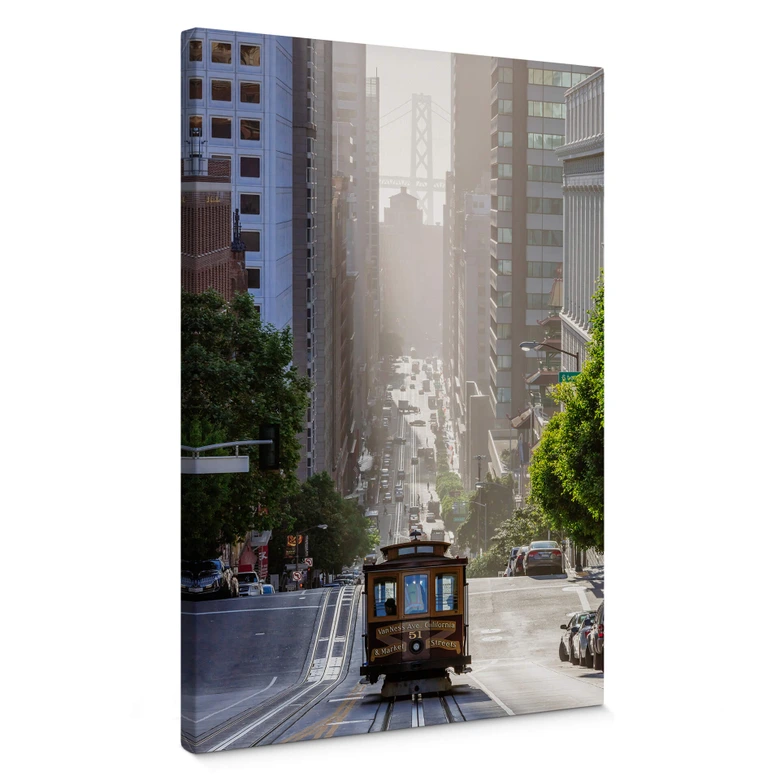 Canvas Colombo - Cable Car in San Francisco  
