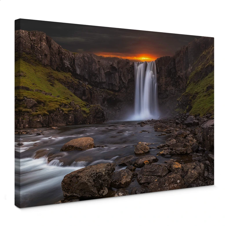 Leinwandbild Cuadrado - Stream 