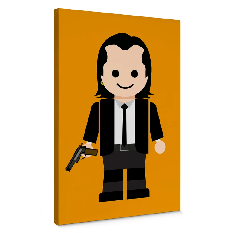 Tableau en toile Gomes - Vincent Vega Pulp Fiction 
