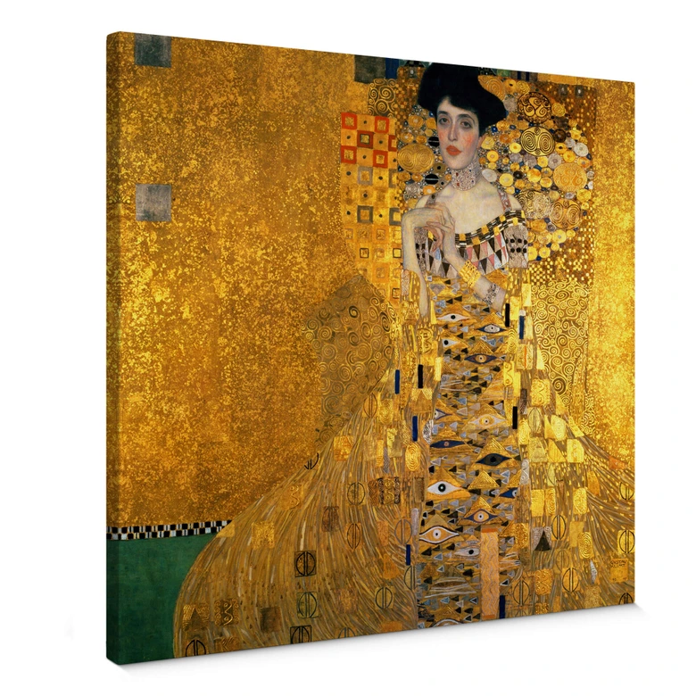 Leinwandbild Klimt - Bildnis der Adele Bloch-Bauer 