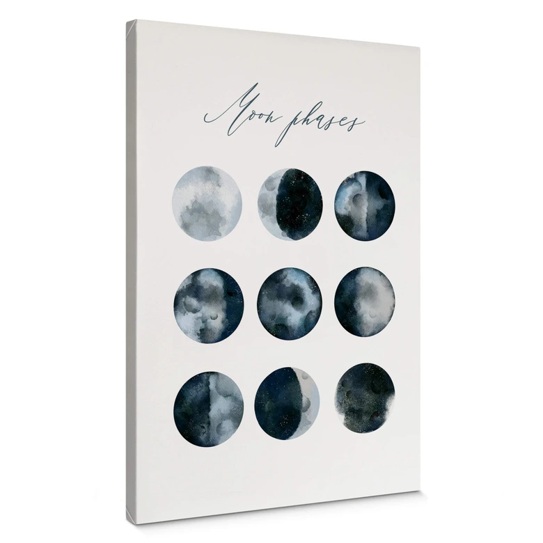 Leinwandbild Moon Phases 