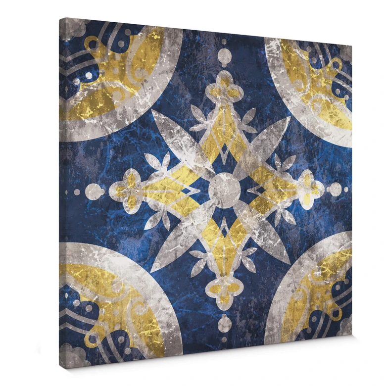Leinwandbild Oriental Mosaic - Quadratisch 