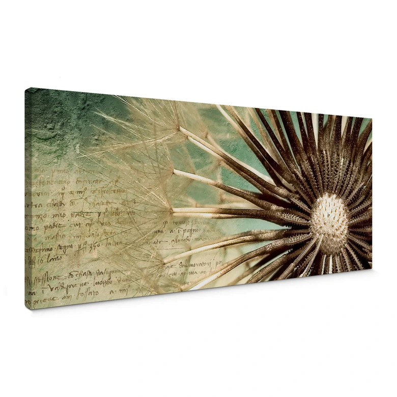 Lienzo Diente de león Poesía - Panorama 